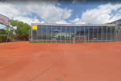 Le terrain de sport extérieur du Grand-Pré vu à 360 degrés.