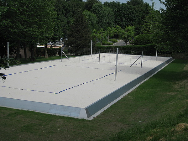 Double terrain de beach-volley